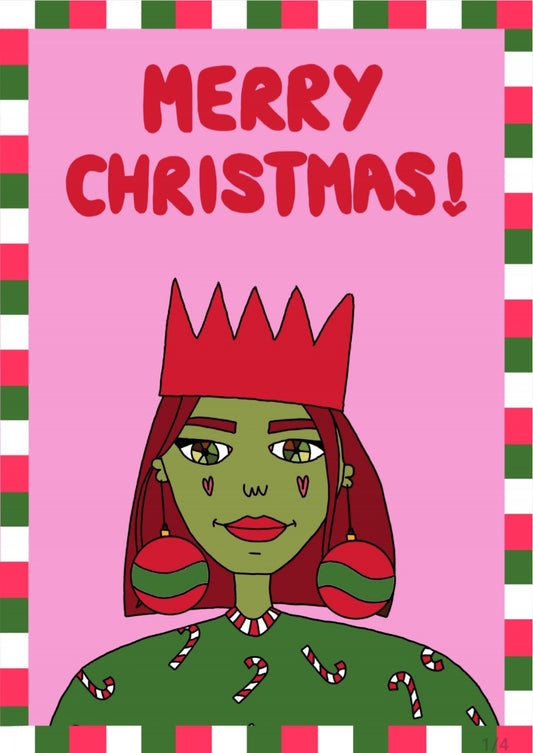 GRINCH CHRISTMAS CARD