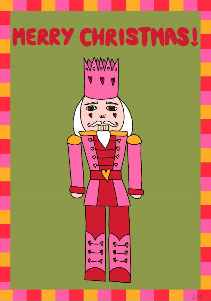 NUTCRACKER CHRISTMAS CARD