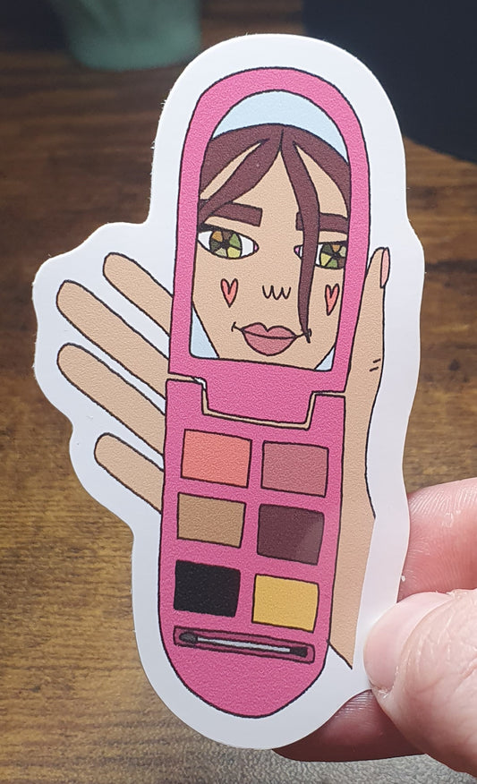 MAKEUP PHONE STICKER