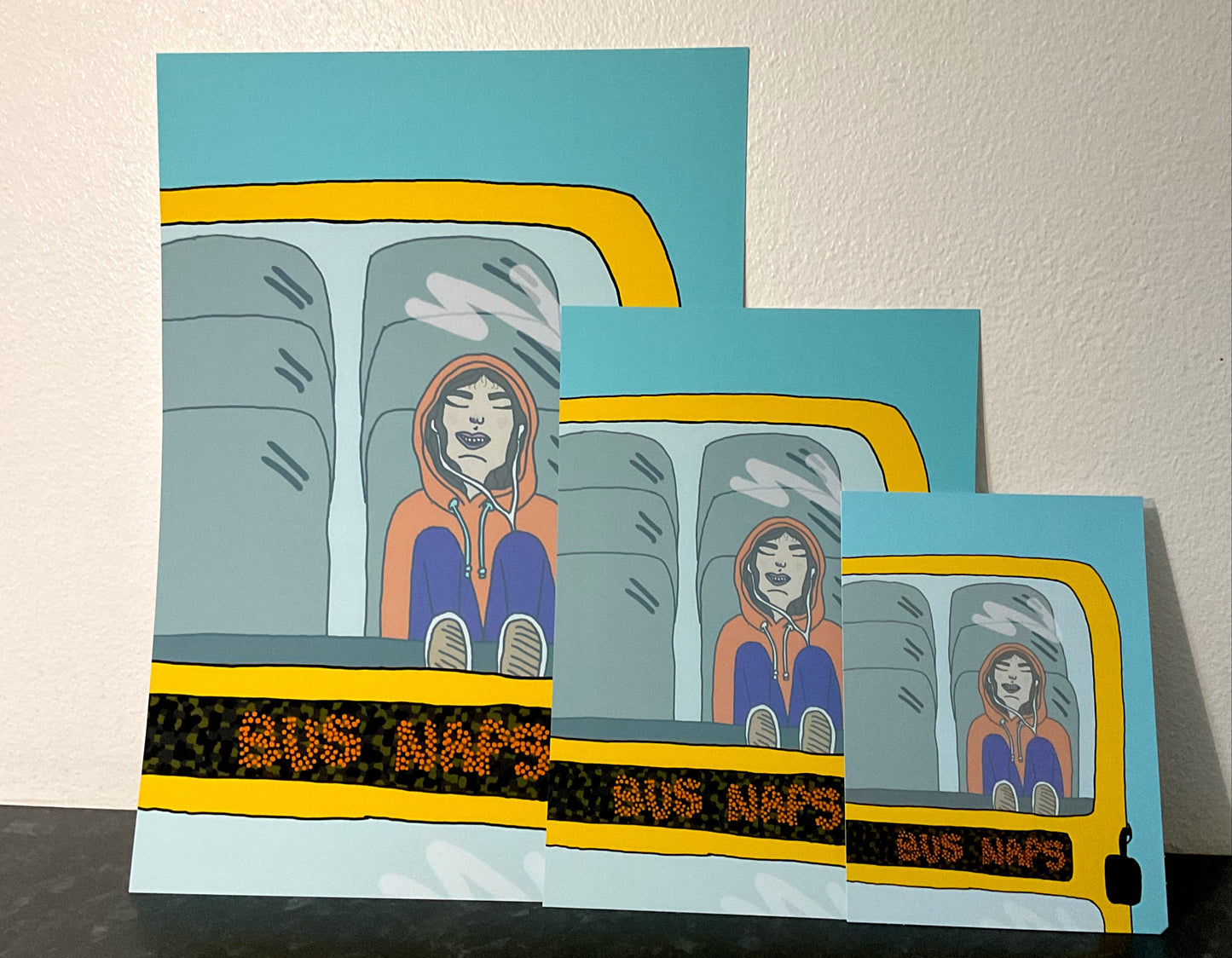 BUS NAPS PRINT